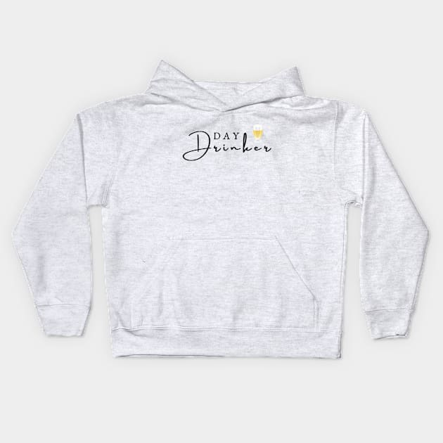 Day Drinker Kids Hoodie by 9 Turtles Project